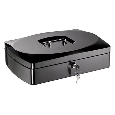 Alco Geldkassette Stahlblech mit Schloss 330x235x90mm schwarz Alco Geldkassette Stahlblech mit Schloss 330x235x90mm schwarz