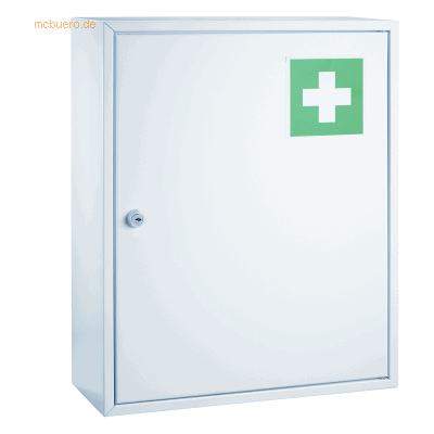 ALCO Erste-Hilfe-Verbandschrank Stahl lackiert 360x150x450mm weiß - Medizinischer Schrank ALCO Erste-Hilfe-Verbandschrank Stahl lackiert 360x150x450mm weiß - Medizinischer Schrank