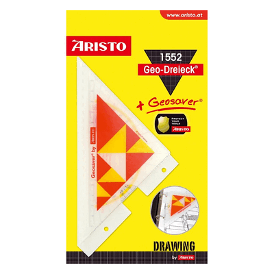 Aristo - Geo-Dreieck Geosaver - Acryl - 160mm - Geodreieck Aristo - Geo-Dreieck Geosaver - Acryl - 160mm - Geodreieck