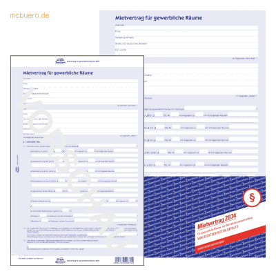 5 x Avery Zweckform Mietvertrag für gewerbliche Räume A4 selbstdurchsc 5 x Avery Zweckform Mietvertrag für gewerbliche Räume A4 selbstdurchsc