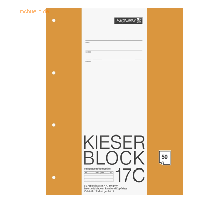 10 x Brunnen Kieser-Block A4 liniert 50 Blatt 10 x Brunnen Kieser-Block A4 liniert 50 Blatt
