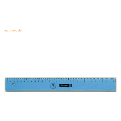 Brunnen - Lineal 30cm Kunststoff LH - Linkshändig - Lineal Brunnen - Lineal 30cm Kunststoff LH - Linkshändig - Lineal
