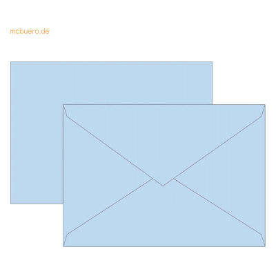 5 x Brunnen Briefumschläge C6 Seidenfutter 80g/qm hellblau VE=10 Stück 5 x Brunnen Briefumschläge C6 Seidenfutter 80g/qm hellblau VE=10 Stück