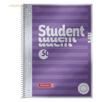 5 x Brunnen Collegeblock Premium Student A4 90g/qm 50 Blatt Noten 5 x Brunnen Collegeblock Premium Student A4 90g/qm 50 Blatt Noten