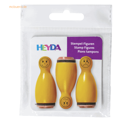 6 x Heyda Mini Stempel Gesichter 1,2cm VE=3 Stück orange 6 x Heyda Mini Stempel Gesichter 1,2cm VE=3 Stück orange