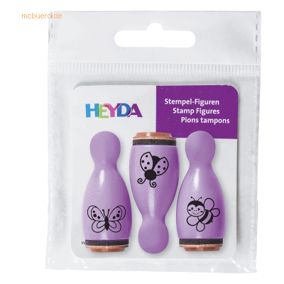6 x Heyda Mini Stempel 1,2cm VE=3 Stück Biene & Käfer 6 x Heyda Mini Stempel 1,2cm VE=3 Stück Biene & Käfer