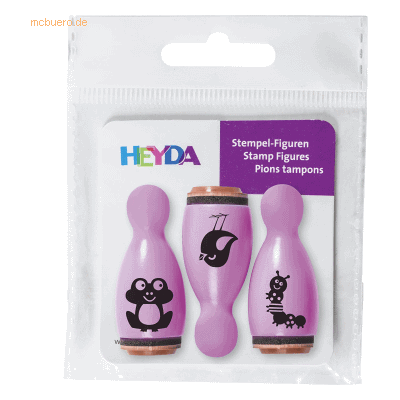 6 x Heyda Mini Stempel 1,2cm VE=3 Stück Frosch 6 x Heyda Mini Stempel 1,2cm VE=3 Stück Frosch