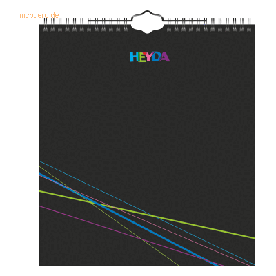 Heyda Kreativkalender 21,5x24cm schwarz Heyda Kreativkalender 21,5x24cm schwarz