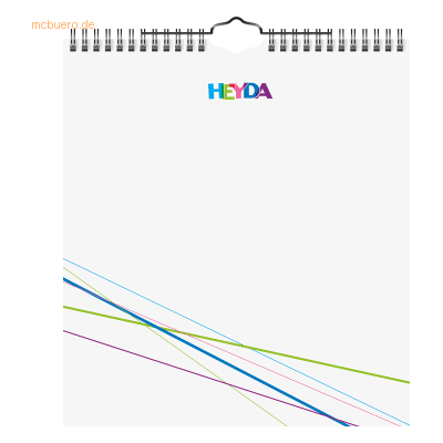 Heyda Kreativkalender 21,5x24cm weiß Heyda Kreativkalender 21,5x24cm weiß