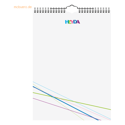 Heyda Kreativkalender 21,5x24cm weiß Heyda Kreativkalender 21,5x24cm weiß