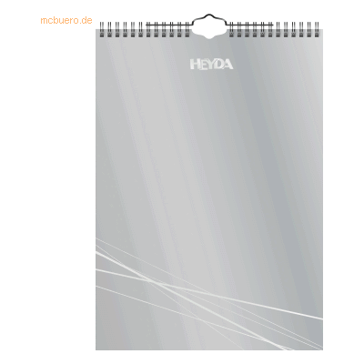 Heyda Kreativkalender Chromolux A4 silber Heyda Kreativkalender Chromolux A4 silber