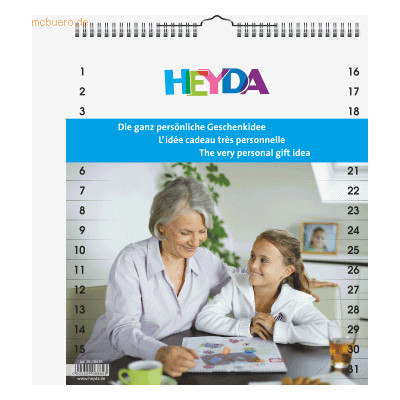 Heyda Kreativkalender Deckblatt Motiv Enkel 29,7x35 weiß Heyda Kreativkalender Deckblatt Motiv Enkel 29,7x35 weiß