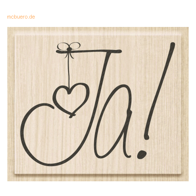 Heyda Motivstempel 'JA!' 6,4x5,3cm Heyda Motivstempel 'JA!' 6,4x5,3cm