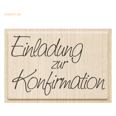 Heyda Motivstempel 'Wir feiern Kommunion' 1,4x11cm Heyda Motivstempel 'Wir feiern Kommunion' 1,4x11cm