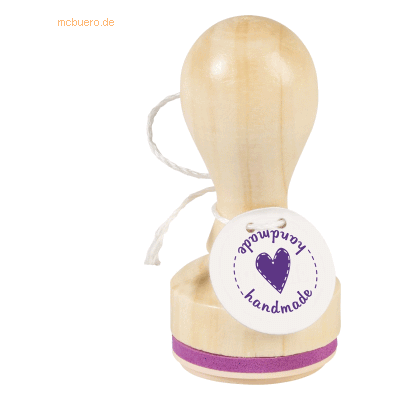 Heyda Modell Rund Handmade Stempel - Motivstempel 3,2cm Heyda Modell Rund Handmade Stempel - Motivstempel 3,2cm