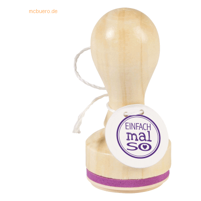 3 x Heyda Motivstempel rund 'Einfach mal so' 3,2cm 3 x Heyda Motivstempel rund 'Einfach mal so' 3,2cm