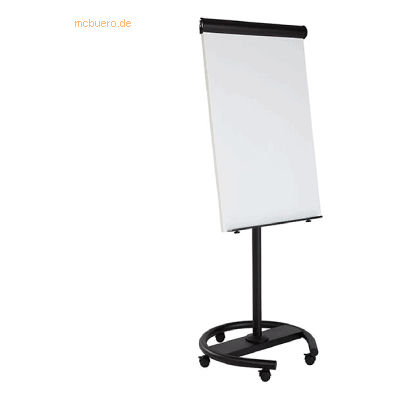Bi-Office Flipchart 70x100cm mobil umwandelbar schwarz Bi-Office Flipchart 70x100cm mobil umwandelbar schwarz
