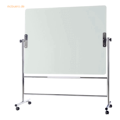 Bi-Office Glastafel 120x90cm drehbar mobil Bi-Office Glastafel 120x90cm drehbar mobil