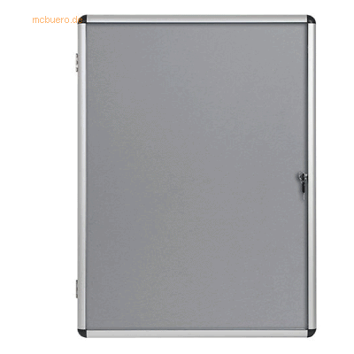 Bi-Office Schaukasten Enclore Innenbereich Filz grau 72x67,4cm Bi-Office Schaukasten Enclore Innenbereich Filz grau 72x67,4cm