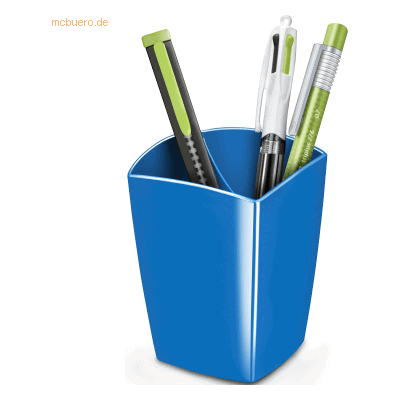 12 x CEP Stifteköcher Gloss ozeanblau 12 x CEP Stifteköcher Gloss ozeanblau