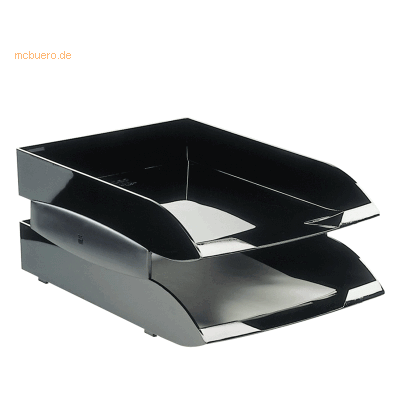 6 x CEP Briefablage Confort A4 schwarz 6 x CEP Briefablage Confort A4 schwarz