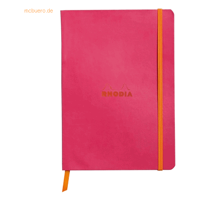 Rhodia Notizbuch Flex A5 liniert 90g/qm 80 Blatt himbeer Rhodia Notizbuch Flex A5 liniert 90g/qm 80 Blatt himbeer