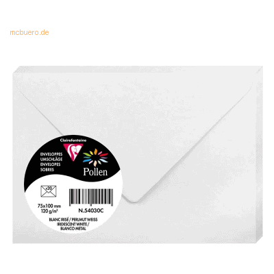 Clairefontaine Briefumschlag Pollen 75x100mm 120g VE=20 Stück gummiert Clairefontaine Briefumschlag Pollen 75x100mm 120g VE=20 Stück gummiert