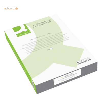 Connect Kopierpapier A3 80g/qm weiß VE=500 Blatt Connect Kopierpapier A3 80g/qm weiß VE=500 Blatt
