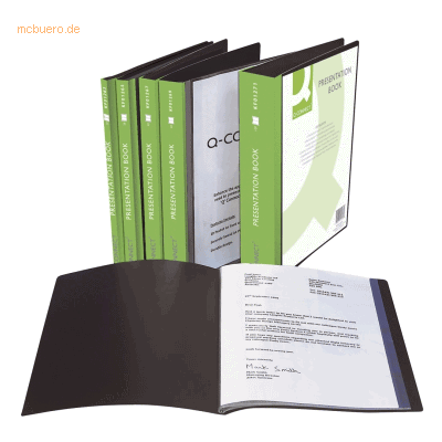 Connect Sichtbuch Panorama A4 100 Hüllen schwarz Connect Sichtbuch Panorama A4 100 Hüllen schwarz