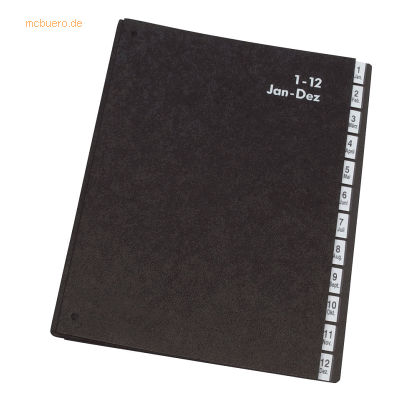 Connect Pultordner 1-12 schwarz Connect Pultordner 1-12 schwarz