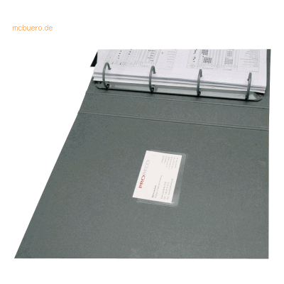 Connect Visitenkartentasche 95x60mm selbstklebend lange Seite offen VE Connect Visitenkartentasche 95x60mm selbstklebend lange Seite offen VE