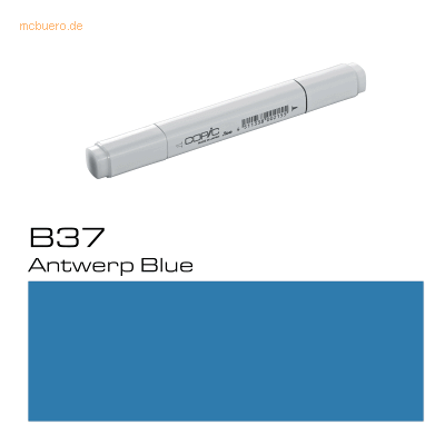 Copic B37 Antwerp Blue Marker - Marker Copic B37 Antwerp Blue Marker - Marker