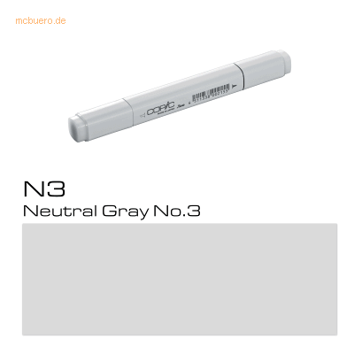3 x Copic Marker N3 Neutral Gray 3 x Copic Marker N3 Neutral Gray