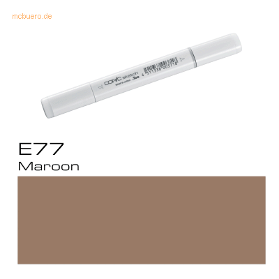 Copic E77 - Professioneller Pinselmarker - 358 Farben Copic E77 - Professioneller Pinselmarker - 358 Farben