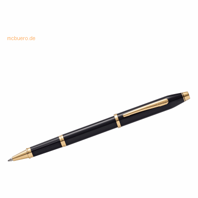 Cross Rollerball Century II Schwarz-Lack 23Kt. Applikationen Geschenkb Cross Rollerball Century II Schwarz-Lack 23Kt. Applikationen Geschenkb