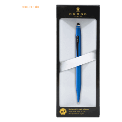 Cross Drehkugelschreiber Tech 2 Stylus Metallic Blau Blister Cross Drehkugelschreiber Tech 2 Stylus Metallic Blau Blister