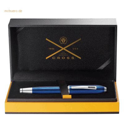 Cross Füllhalter Peerless 125 Quarzblau-Lack F Geschenkbox Cross Füllhalter Peerless 125 Quarzblau-Lack F Geschenkbox