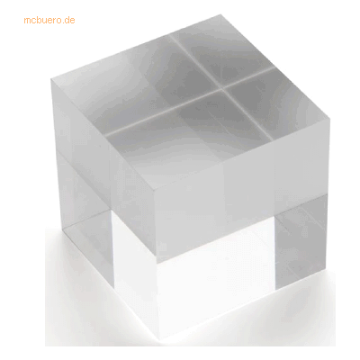 Deflecto Acryl-Block 50x50x50mm transparent Deflecto Acryl-Block 50x50x50mm transparent