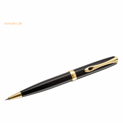 Diplomat Drehbleistift Excellence A2 lack schwarz vergoldet 0,7 Diplomat Drehbleistift Excellence A2 lack schwarz vergoldet 0,7