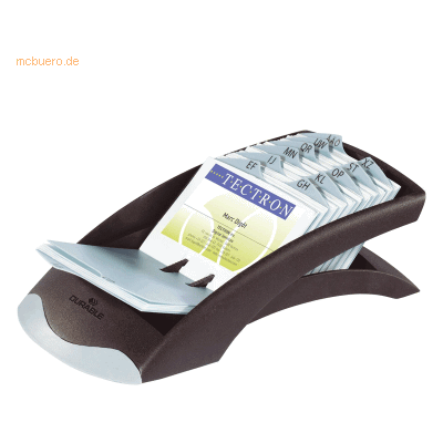Durable Visitenkartenbox Visifix desk 245x131x67mm schwarz Durable Visitenkartenbox Visifix desk 245x131x67mm schwarz