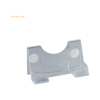 Durable Visitenkartenspender bis 50 Karten transparent Durable Visitenkartenspender bis 50 Karten transparent