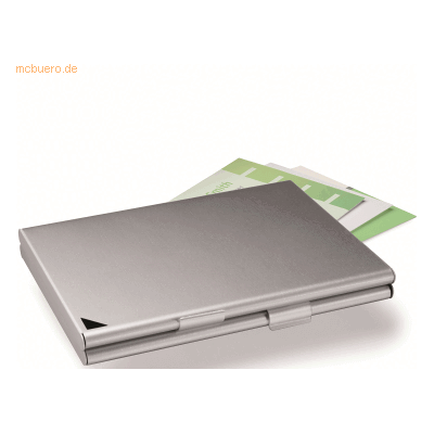 Durable Visitenkartenspender Business Card Box duo für 20 Karten metal Durable Visitenkartenspender Business Card Box duo für 20 Karten metal