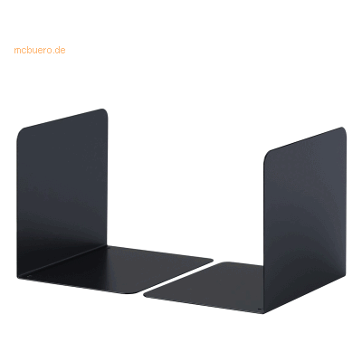 Durable Buchstützen S HxBxT 123x130x123mm schwarz VE=2 Stück Durable Buchstützen S HxBxT 123x130x123mm schwarz VE=2 Stück
