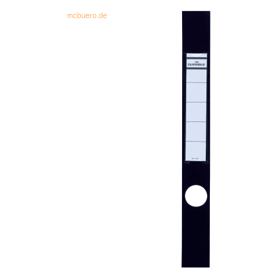 Durable Ordnerrückenschild Ordofix schmal 40x390mm schwarz VE=10 Stück Durable Ordnerrückenschild Ordofix schmal 40x390mm schwarz VE=10 Stück