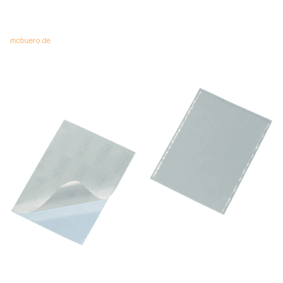 Durable Selbstklebetasche Pocketfix 148x210mm transparent VE=5 Stück Durable Selbstklebetasche Pocketfix 148x210mm transparent VE=5 Stück