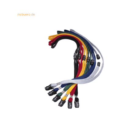 Durable Textilband 10mm mit Sicherheitsverschluss 44cm grau VE=10 Stüc Durable Textilband 10mm mit Sicherheitsverschluss 44cm grau VE=10 Stüc