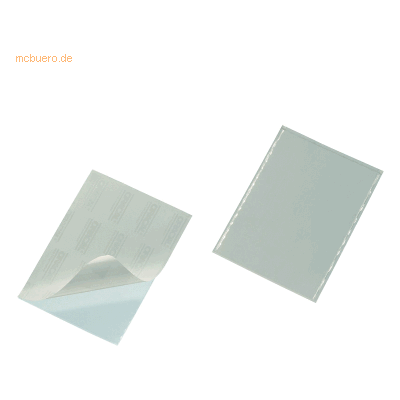 Durable Selbstklebetasche Pocketfix 105x148mm transparent VE=25 Stück Durable Selbstklebetasche Pocketfix 105x148mm transparent VE=25 Stück
