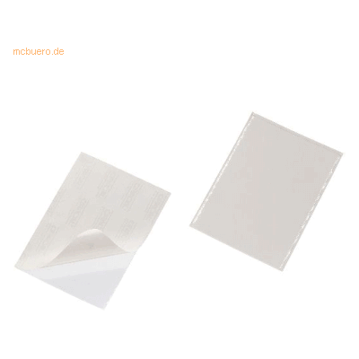Durable Selbstklebetasche Pocketfix A4 transparent VE=50 Stück Durable Selbstklebetasche Pocketfix A4 transparent VE=50 Stück
