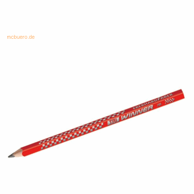 12 x Eberhard Faber Bleistift Tri Winner 2B rot 12 x Eberhard Faber Bleistift Tri Winner 2B rot