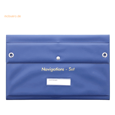 Ecobra Navigations-Bestecktasche leer blau Ecobra Navigations-Bestecktasche leer blau
